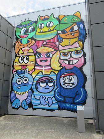 Fresque Les amis