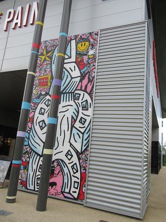 Fresque Bete et Cartoon
